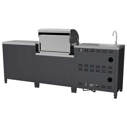 Boss Grill Texas All Star Outdoor Kitchen Modular - 4 Burner Gas BBQ